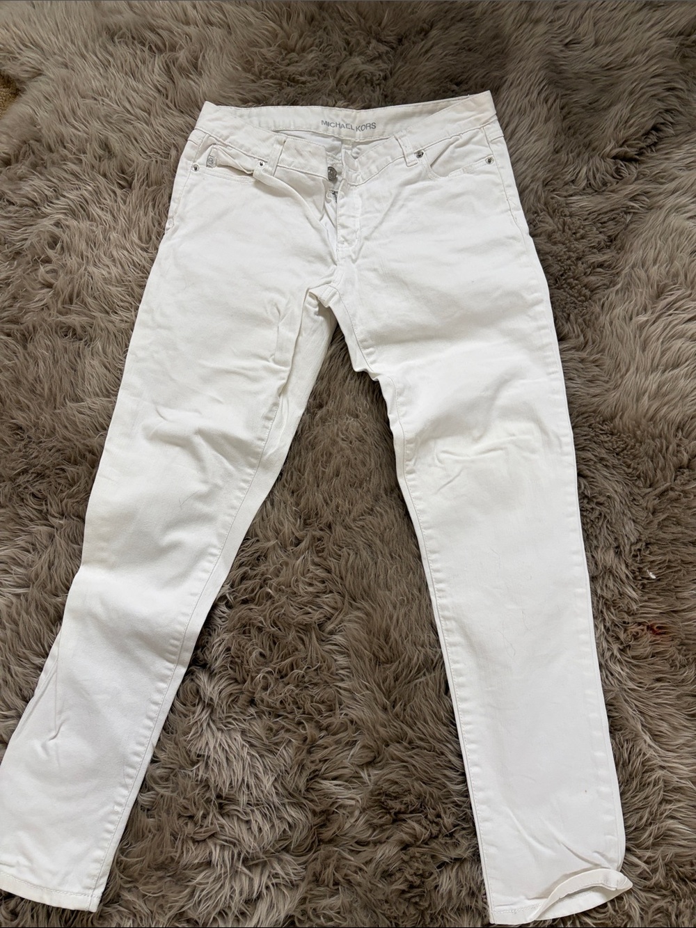 Michael Kors White Skinny Jeans
